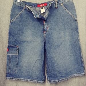 Guess Jeans Blue Denim Shorts Jorts